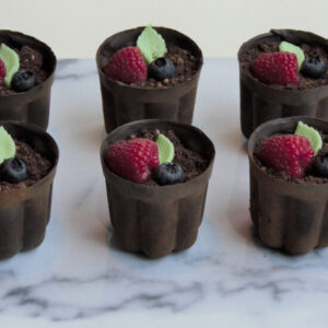 panna cotta šokolaadis