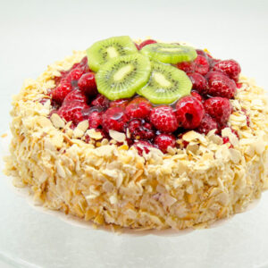 Kohupiima-vaarika tort